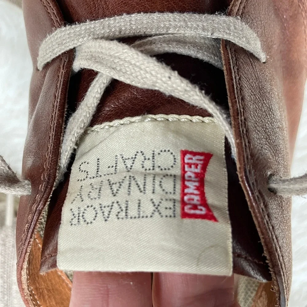 Camper Shoes‎ Mens 43 US 10 Brown Leather Made In Spain